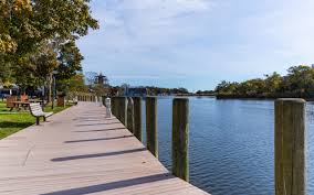 Peconic River waterfront near MoonFish Brewery